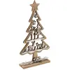 ATMOSPHERA Sapin Déco en Bois "Rennes" 29cm Marron