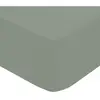 Atmosphera Créateur D'intérieur - Drap-housse percale vert 140x190cm
