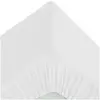 Atmosphera Créateur d'intérieur - Drap Housse 1 Personne Percale 90x190cm Blanc