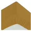 ATMOSPHERA Créateur d'intérieur - Drap Housse 1 Personne Percale 90x190cm Mordoré
