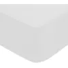 ATMOSPHERA Créateur d'intérieur - Drap Housse 2 Personnes Percale 140x190cm Blanc