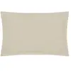 Atmosphera Créateur d'intérieur - Taie d'Oreiller Percale 50x70cm Beige Lin