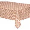 HOMEMAISON Nappe imprimée anti-tâche rose terracotta 140x240 cm Zelie