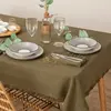 Atmosphera Créateur D'intérieur - Nappe à franges - 100% coton