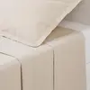 ATMOSPHERA Créateur d'intérieur - Drap Plat 1 Personne Percale 180x290cm Beige Lin