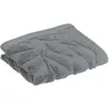 Serviette de toilette - ATMOSPHERA - Cisel - Coton Gris Foncé - 30x50 cm - Tissu Jacquard