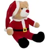 ATMOSPHERA Peluche Déco Ours "Père Noël" 60cm Rouge