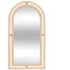 3S. x Home Miroir arche Anahi rotin marron