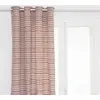 ATMOSPHERA Rideau à oeillets Jacquard Terracotta 130 x 260 cm