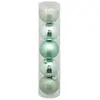 Feeric Light & Christmas Déco de sapin Lot de 5 Boules de Noël D 5 cm - Vert Amande