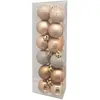 Feeric Light & Christmas Déco de sapin Lot de 18 Boules de Noël D 3 cm - Beige Nude