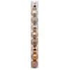 Feeric Light & Christmas Déco de sapin Lot de 9 Boules de Noël D 6 cm - Beige Nude