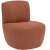 Atmosphera Créateur D'intérieur - Chauffeuse Leone rose terracotta