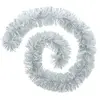 Feeric Light & Christmas Guirlande de Noël BOA large 15 cm Argent et Blanc Longueur 2 mètres