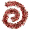 Feeric Light & Christmas Guirlande de Noël BOA large 15 cm Rouge et Or Longueur 2 mètres