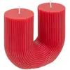 Atmosphera Créateur D'intérieur - Bougie en u Demi 400g rouge