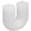 Bougie en U Demi 400g blanc - Atmosphera créateur d'intérieur