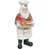 Feeric Light & Christmas Chef Père Noël en Hiver effet givré H 28 cm