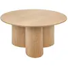 ATMOSPHERA CRÉATEUR D'INTÉRIEUR Table basse aliona bois naturel d80cm WAVY_BLISS