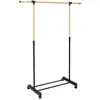 FIVE 3S. x Home Portant à vêtements extensible effet bois