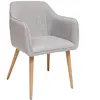 Fauteuil de table Visoca Gris - Atmosphera createur d'interieur