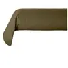 Atmosphera Créateur d'intérieur - Taie de Traversin Alban 85x185cm Kaki