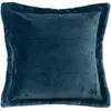 Coussin - ATMOSPHERA - Cuddly - Bleu égéen - 53x53 cm - Déhoussable