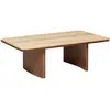 Atmosphera Créateur D'intérieur - Table basse Jivan Travertin bois 120x70cm