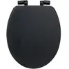 Abattant WC - FIVE - Onyx - Noir - Universel - Accessoires de salle de bain