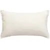 Coussin bouclette Saona blanc ivoire 30x50cm Atmosphera Créateur D'intérieur