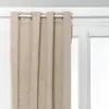 Atmosphera - Rideau Isolant occultant soana Blanc Ivoire 140x260cm