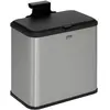 5five Simply Smart - 5five - poubelle compost inox 5l noir