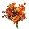 ATMOSPHERA Bouquet d'automne artificiel Mix de fleurs et feuilles H 55 cm