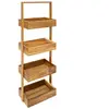 3S. x Home Five Simply Smart - tagère blackacia 4 niveaux 88x26cm en acacia - 5five