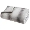 FÉÉRIC LIGHTS AND CHRISTMAS Plaid gris bicol 130X180CM - Atmosphera créateur d'intérieur