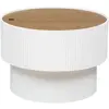 Table à café coffre D55 Enola blanc Atmosphera - Blanc