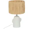 Atmosphera Créateur d'intérieur - Lampe à Poser Design Raia 38cm Blanc