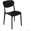 5five - Chaise empilable Plastique Noir plasta