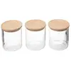 5five - set de 3 bocaux hemétiques en verre 035l "hermet"