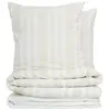 ATMOSPHERA Parure de couette 100% coton 57 fils imprimée 260x240 2 taies