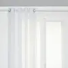 ATMOSPHERA Créateur d'intérieur - Rideau Voilage à Oillets Paxta 135x240cm Blanc