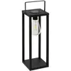 Atmosphera Créateur D'intérieur - Lanterne solaire Faby H36cm noir