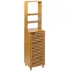 5five - meuble étagère 1 porte bambou "sicela"