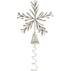 FÉÉRIC LIGHTS AND CHRISTMAS CIMIER METAL FLOCON CHAMP 31CM - Atmosphera créateur d'intérieur