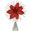Fééric Lights And Christmas - cimier metal poinsettia 25CM - Feeric li...