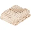 Plaid flanelle Mattias 130x170cm Atmosphera Créateur D'intérieur