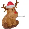 Déco lumineuse Personnage de Noël 20 LED Blanc froid H 20 cm