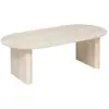 Table basse Anaya MDF effet travertin