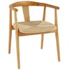 3S. x Home Fauteuil à dîner Yamato hêtre beige