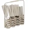 Ménagère 24 Pièces Avec Rack "Géo" 24cm Beige